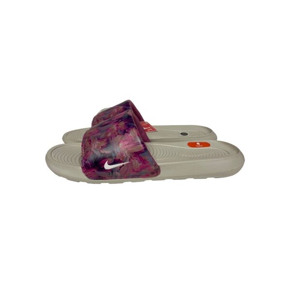 NEW! Nike Victori One Slide Floral Pink Cosmic Fuchsia Sandal Women's Size 11 - Picture 5 of 10
